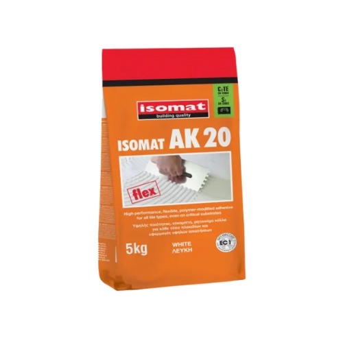 Isomat AK 20 - adeziv flexibil pe baza de rasini, pentru toate tipurile de placi 5 kg