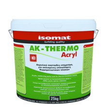Isomat AK-THERMO ACRYL - tencuiala acrilica pentru acoperiri armate ale placilor termoizolante,25 kg, alb