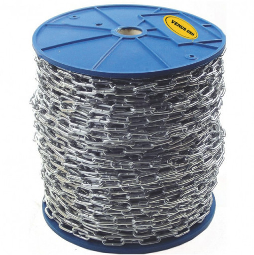 Lant comercial galvanizat za scurta 2.70 x 19 x 12 mm - 50 m