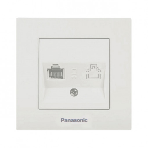 Priza Panasonic ST RJ11 simpla, pentru telefon fix