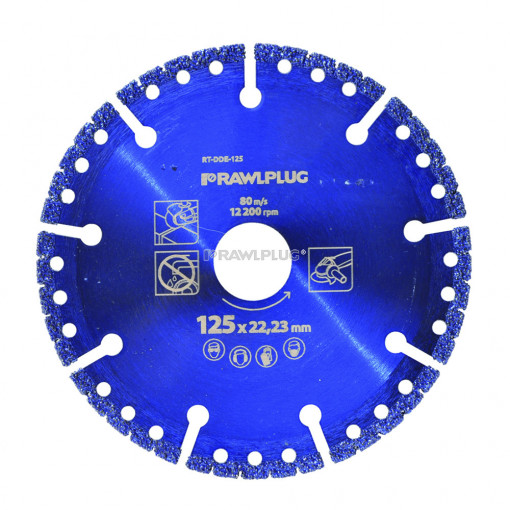 RawlPlug RT-DDE - disc diamant Multi pentru aluminiu, cupru, plastic