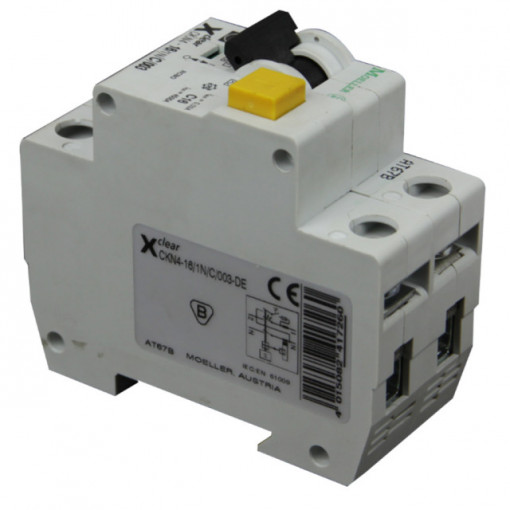 Siguranta monopolara 1+N EATON cu protectie diferentiala