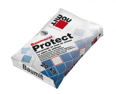 Baumit Baumacol Protect - Hidroizolatie pe baza de ciment cu adaos de polimeri pentru placaje ceramice la interior si exterior