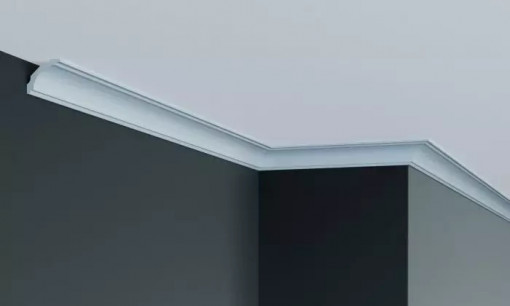 Cornisa decorativa Manavi P904 din poliuretan 5.5x5x200 cm
