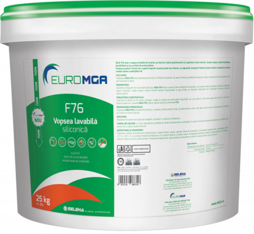 F76 - Vopsea siliconica pentru exterior cu putere mare de acoperire