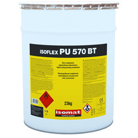 Isomat ISOFLEX-PU 570 BT - Membrana hidroizolanta lichida, flexibila, pentru beton, lemn, otel