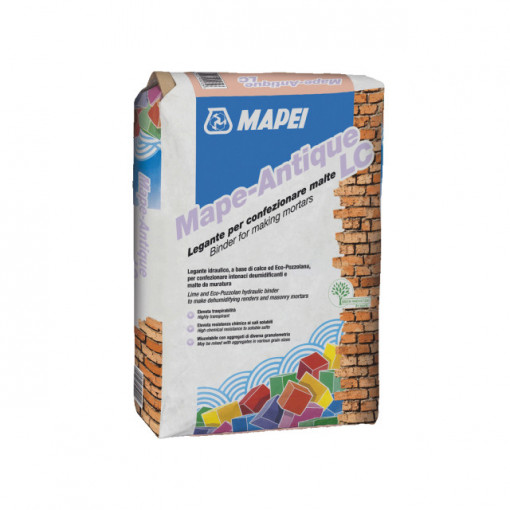 Mape-Antique LC - Liant pe baza de var si Eco-Pozzolan
