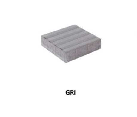 Pavaj Tactil Linea Gri 20x20x6 cm