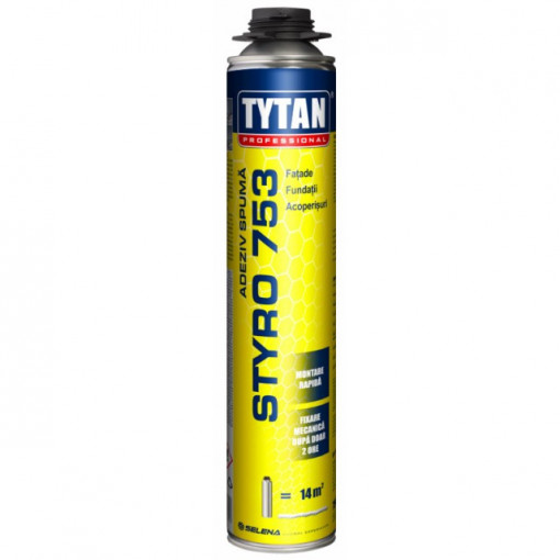 Tytan Styro 753 - Spuma Polistiren Expandat si Extrudat 750 ml