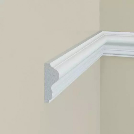 Brau de perete decorativ Manavi B3 din polimer rigid 4x1.6x200 cm