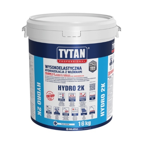 Hydro 2K - Mortar Bicomponent pentru Impermeabilizare Bai, Subsoluri, Piscine, Terase la interior sau exterior 16 kg