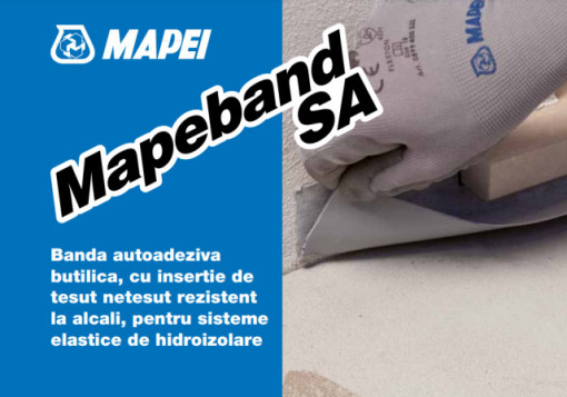 Mapeband SA - Banda cauciucata autoadeziva pentru sisteme elastice de hidroizolare
