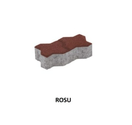 Pavaj Uniloc Rosu 24,3x10,6x6 cm