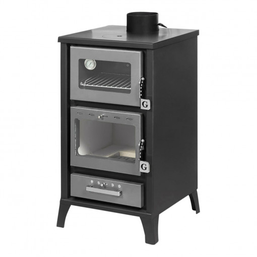 Soba pe lemne MG 400, gri