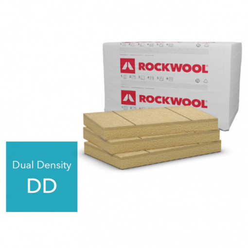 Vata Bazaltica ROCKWOOL HardRock Energy Plus pentru Terase, λ=0,035 W/mK, 30 kPa