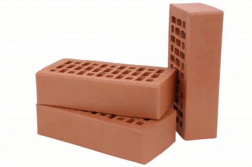 ALFA - caramida klinker cu goluri, rosu, 250x120x65