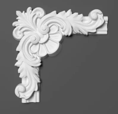 Chenar decorativ Manavi din poliuretan B19-3 - 26.8x26.8x3 cm
