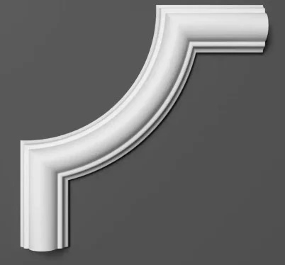 Chenar decorativ Manavi din poliuretan B22-1 - 15.4x15.4x1.6 cm
