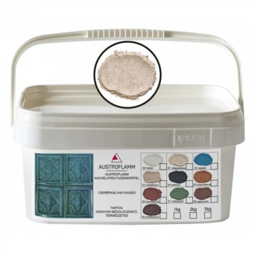 Chit de rosturi pentru sobe, termorezistent, bej deschis, 1 kg