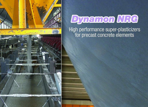 Dynamon NRG 1044 - Aditiv superplastifiant pentru prefabricate din beton cu mentinere extinsa a lucrabilitatii