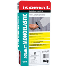 Isomat AQUAMAT-MONOELASTIC - Mortar Hidroizolant Elastic cu Fibre de Armare 18kg