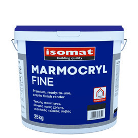 Isomat MARMOCRYL Fine - tencuiala decorativa, acrilica, hidrofuga, aspect tip bob de orez