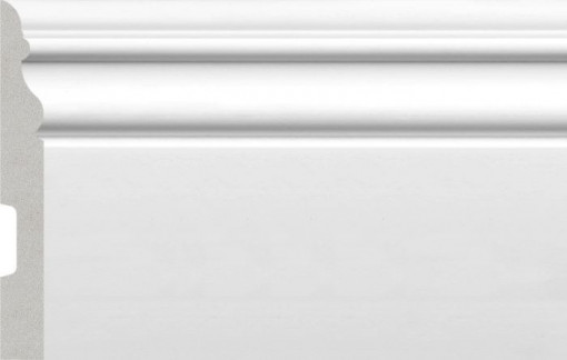 Plinta decorativa Manavi L10 din polimer rigid 12.7x1.6x240 cm