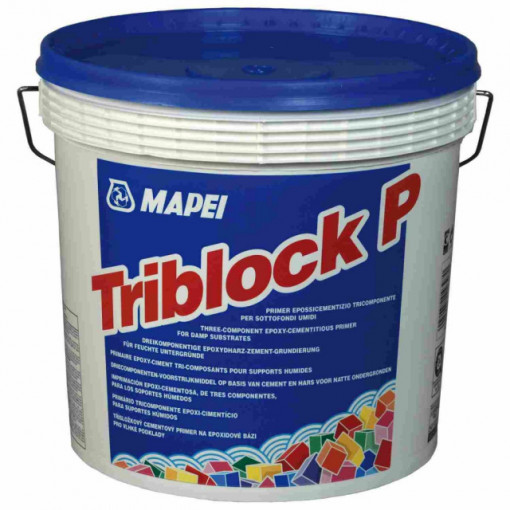 Triblock P - Amorsa tricomponenta epoxi-cimentoasa pentru suprafete umede
