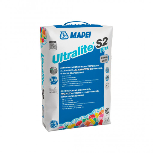 Ultralite S2 Flex - Adeziv pe baza de ciment, cu timp deschis extins, foarte deformabil