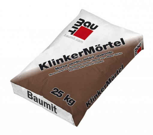 Baumit Klinker - Mortar Zidarie Gata Preparat pentru Caramida Aparenta 25 kg