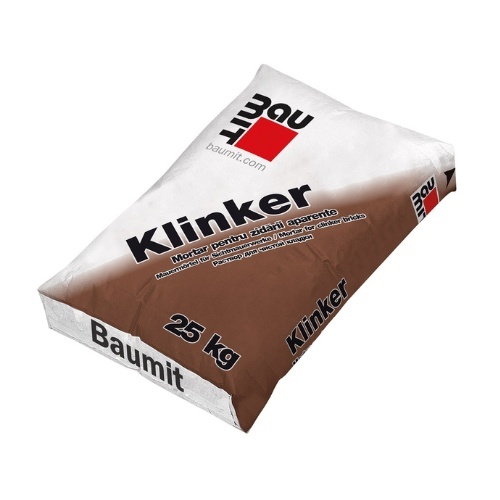 Baumit Klinker - Mortar Zidarie Gata Preparat pentru Caramida Aparenta 25 kg