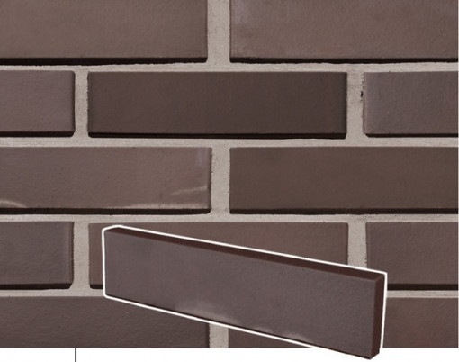 Caramida Aparenta Klinker TOBA maro (250 x 65 x 15 mm)