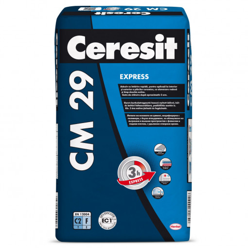 Ceresit CM 29 Multi Express - adeziv rapid pentru ceramica si piatra naturala