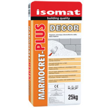 Isomat MARMOCRET PLUS Decor - tencuiala pe baza de ciment si rasini, hidrofuga, pentru suprafete rugoase
