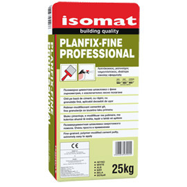 Isomat PLANFIX-FINE PROFESSIONAL- masa de spaclu pe baza de ciment, aditivat cu rasini, granulatie fina, pentru profesionisti