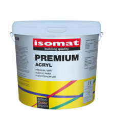 Isomat PREMIUM ACRYL - vopsea lavabila, acrilica, mata, pentru exterior