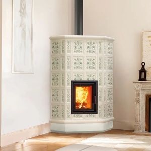 Atena 5 Levels - Soba pe lemne cu acumulare, din maiolica - 8,2 kW
