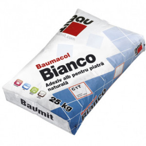 Baumit Baumacol Bianco - Adeziv alb pentru gresie si piatra naturala la interior