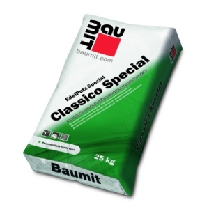 Baumit Classico Special Extra White 1.5K - Tencuiala decorativa, alb intens, finisaj premium pentru fatade