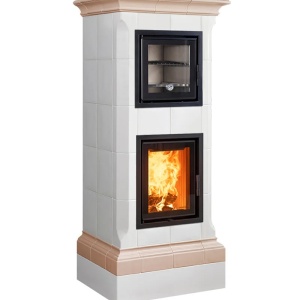 Bistrot - Soba pe lemne cu acumulare si cuptor, din maiolica - 8,6 kW BS 001