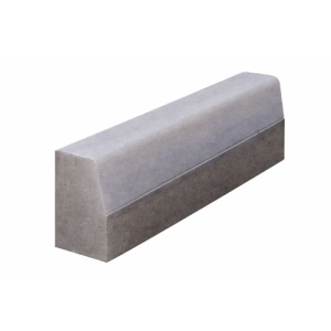 Bordura beton BDZ Gri 50x15x25 cm pentru delimitare trafic si trotuare