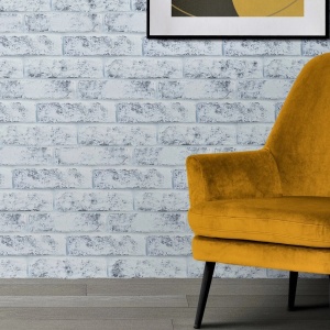 Caramida aparenta Pastel Tiles, Black Whitened, 265x65x15 mm