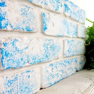 placi decorative din ciment albastru pastel deschis