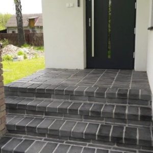 Caramida decorativa caramida veche Graphite pentru scari
