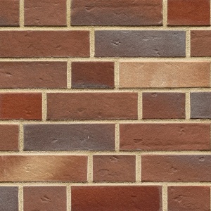Caramida Klinker Norddeich rot-blau-sandfarben bunt, NF (240x115x71 mm)