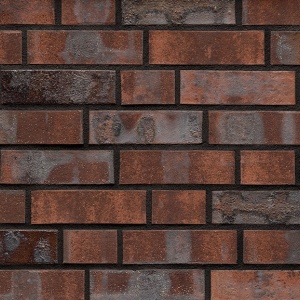 Caramida Klinker Wittenburg Kohlebrand mit Sinterschmolz NF (240x105x71 mm)