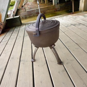 ceaun traditional cu picioare detasabile