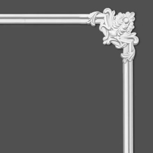 Manavi B10-2 chenar decorativ alb pentru interioare moderne