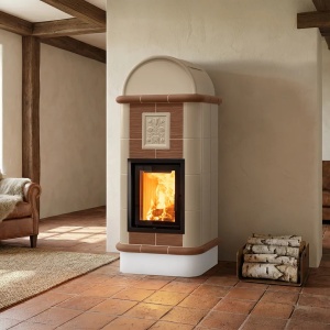 Cima 4 Levels - Soba pe lemne cu acumulare, din maiolica - 8,2 kW