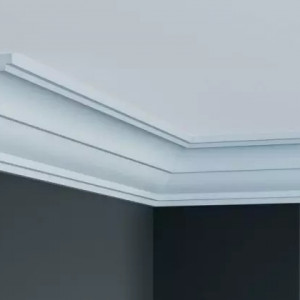 Cornisa decorativa Manavi P876 din poliuretan 8x8.5x200 cm